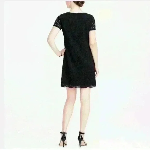 J. Crew Women's Lace Dress with Scalloped Hem